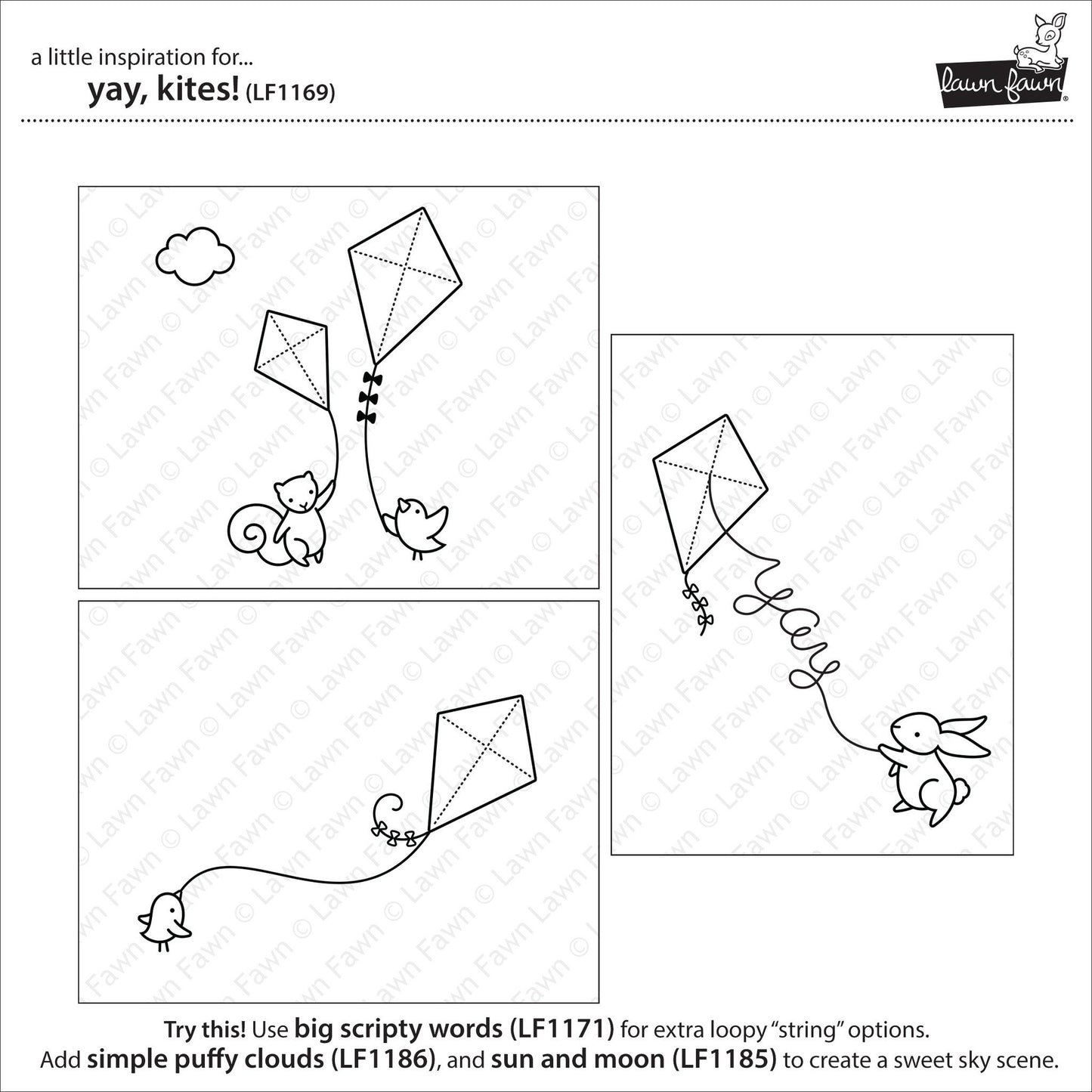 Lawn Fawn - Yay, Kites!