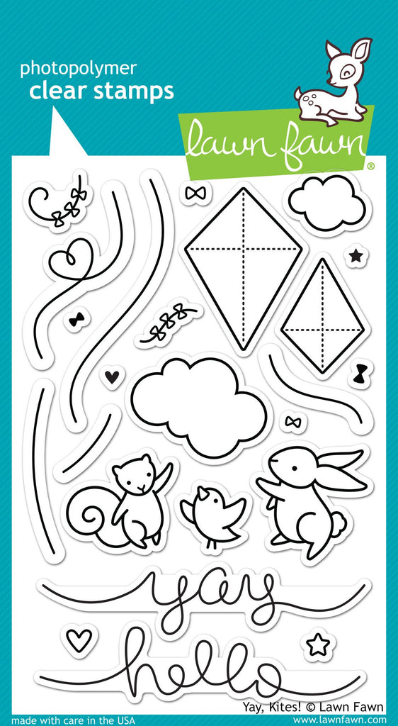 Lawn Fawn Clear Stamps yay, kites!