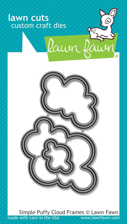 Lawn Fawn - Simple Puffy Cloud Frames
