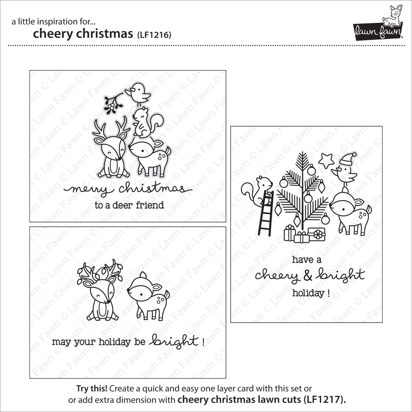 Lawn Fawn - Cheery Christmas