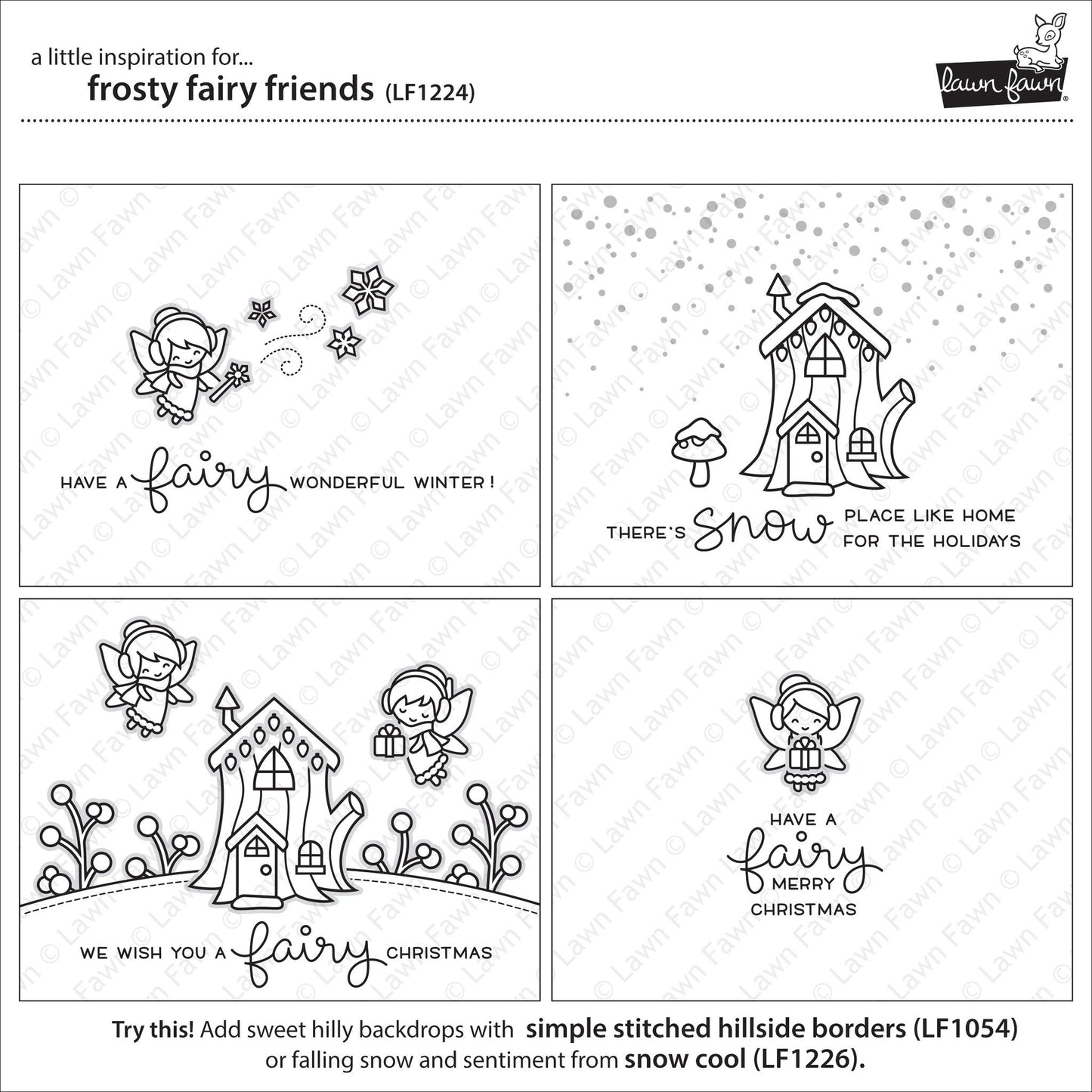Lawn Fawn - Frosty Fairy Friends