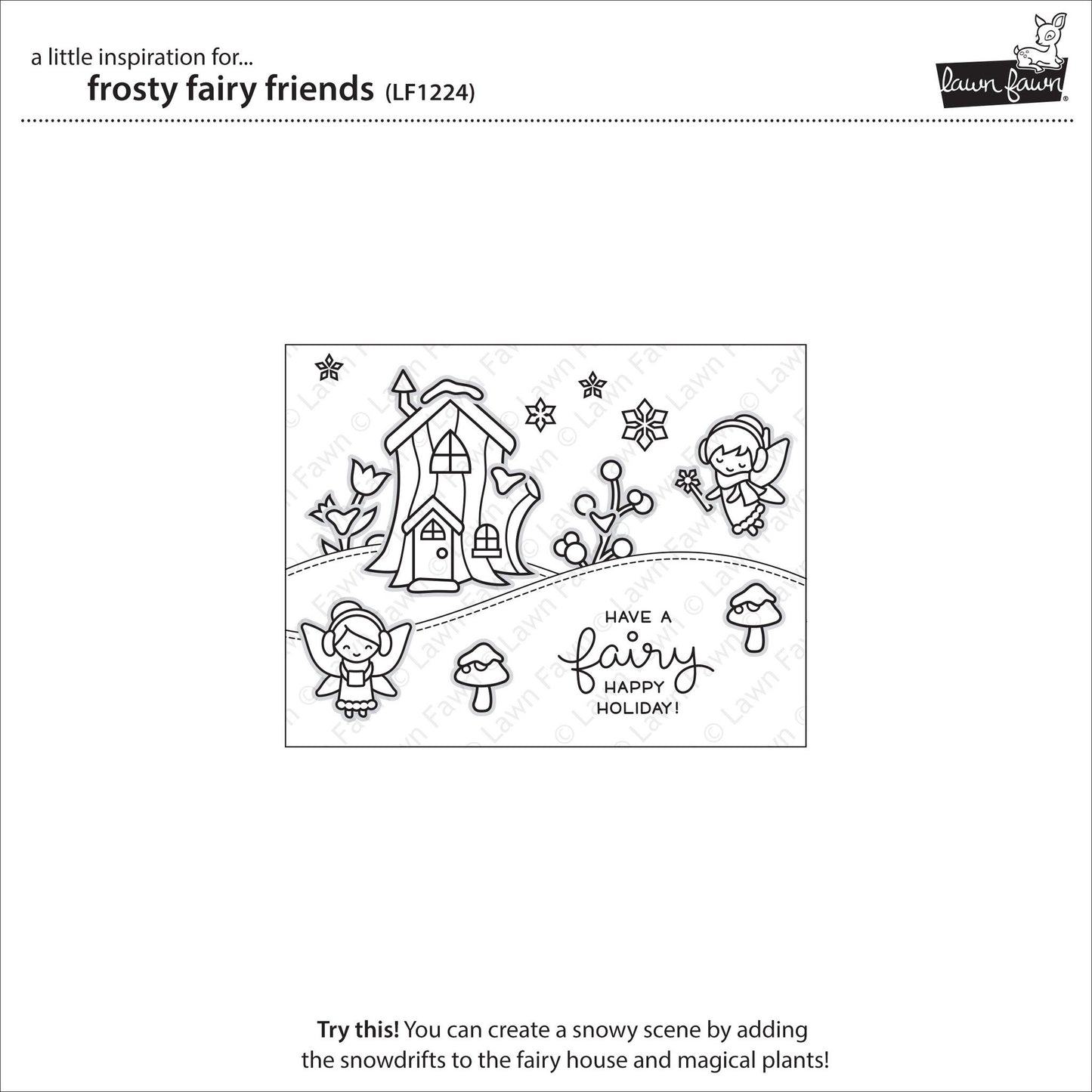 Lawn Fawn - Frosty Fairy Friends