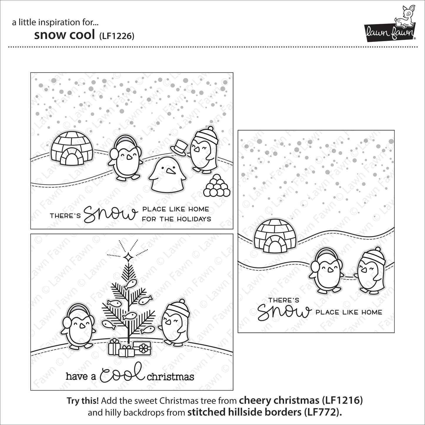 Lawn Fawn - Snow Cool