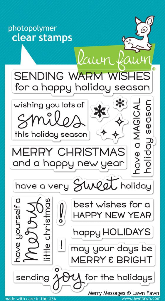 Lawn Fawn - Merry Messages