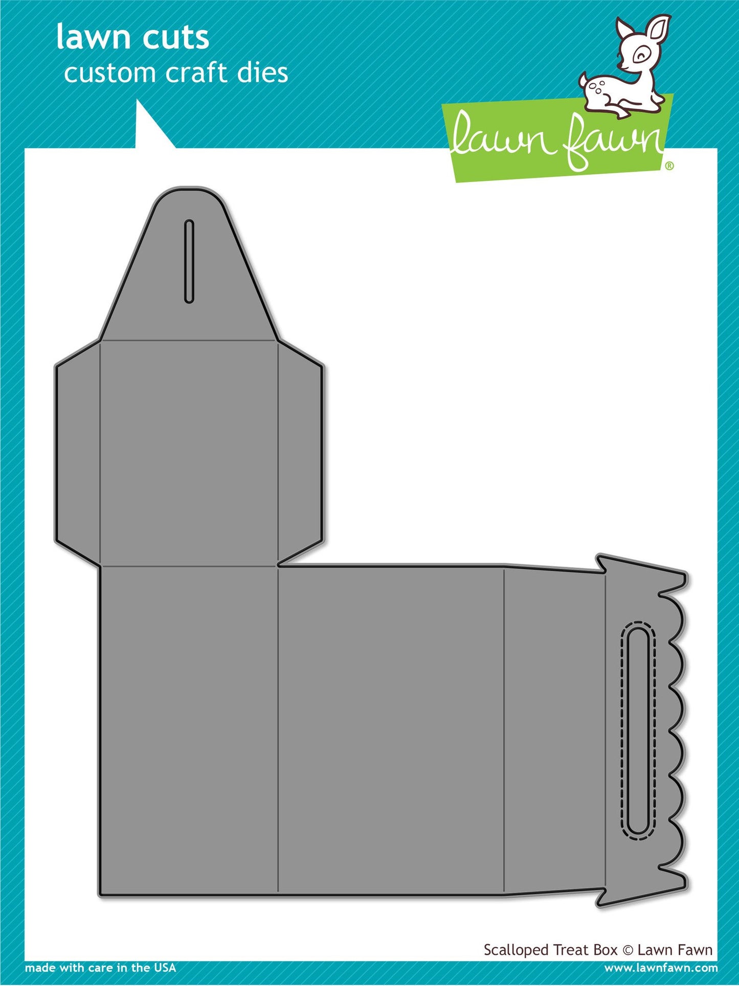 Lawn Fawn - Scalloped Treat Box Die