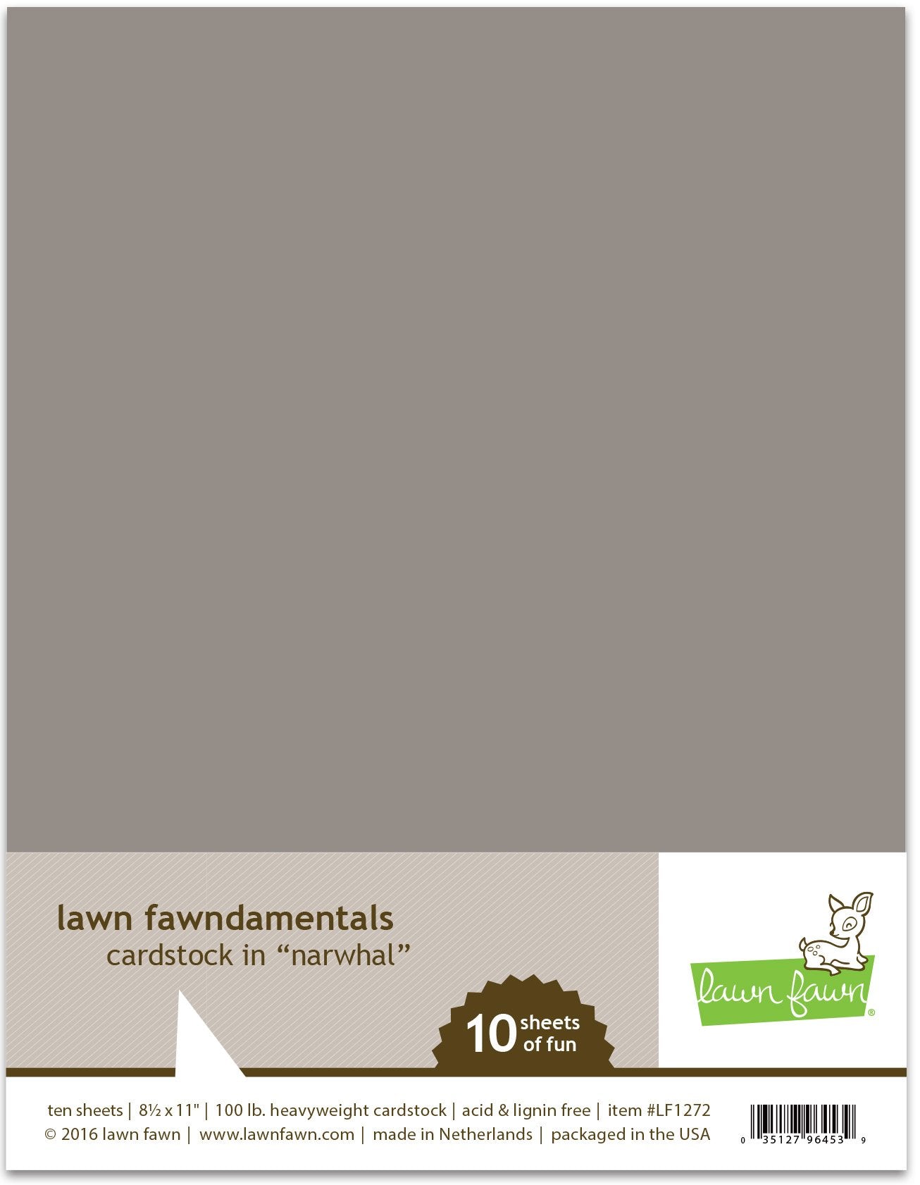 Lawn Fawn - Narwhal Cardstock