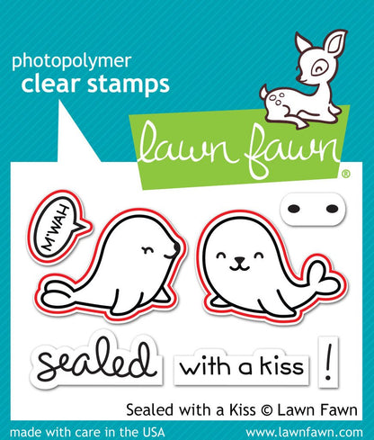 Lawn Fawn - Sealed With a Kiss - Lawn Cuts