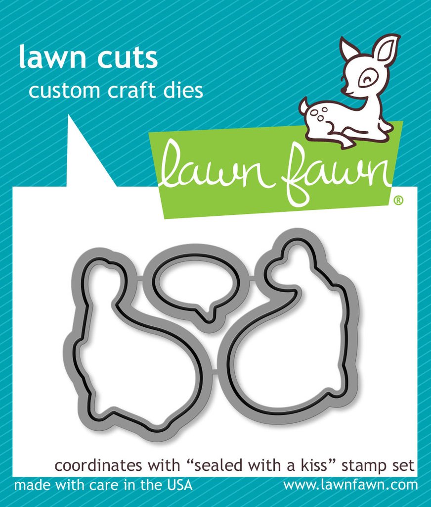 Lawn Fawn - Sealed With a Kiss - Lawn Cuts