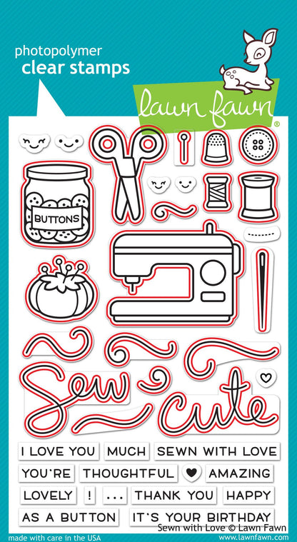 Lawn Fawn - Sewn With Love
