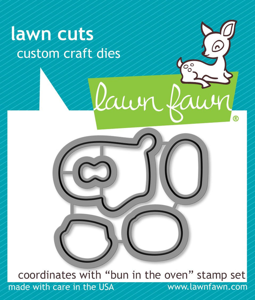 Lawn Fawn - Bun In The Oven Lawn-Cuts