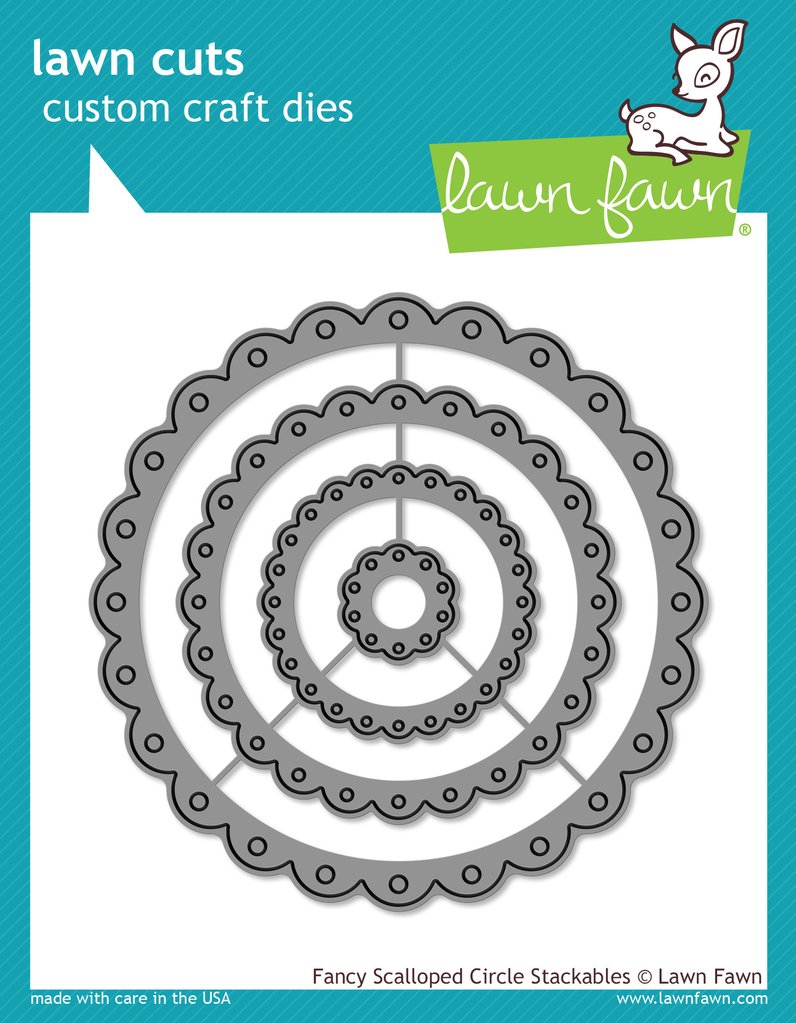 Lawn Fawn - Fancy Scalloped Circle Stackables