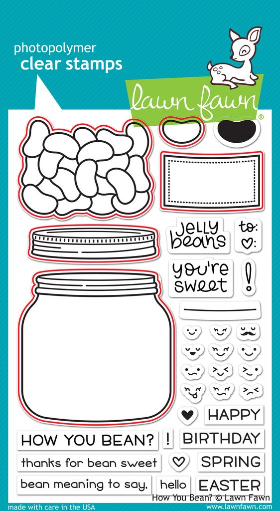 Lawn Fawn - How You Bean? Shaker Add-On