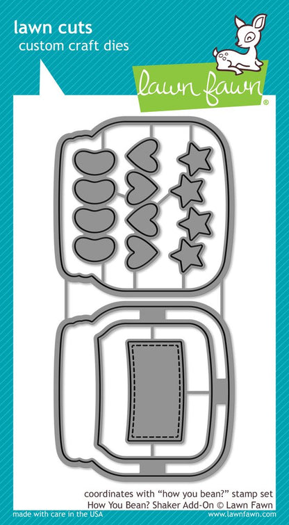 Lawn Fawn - How You Bean? Shaker Add-On