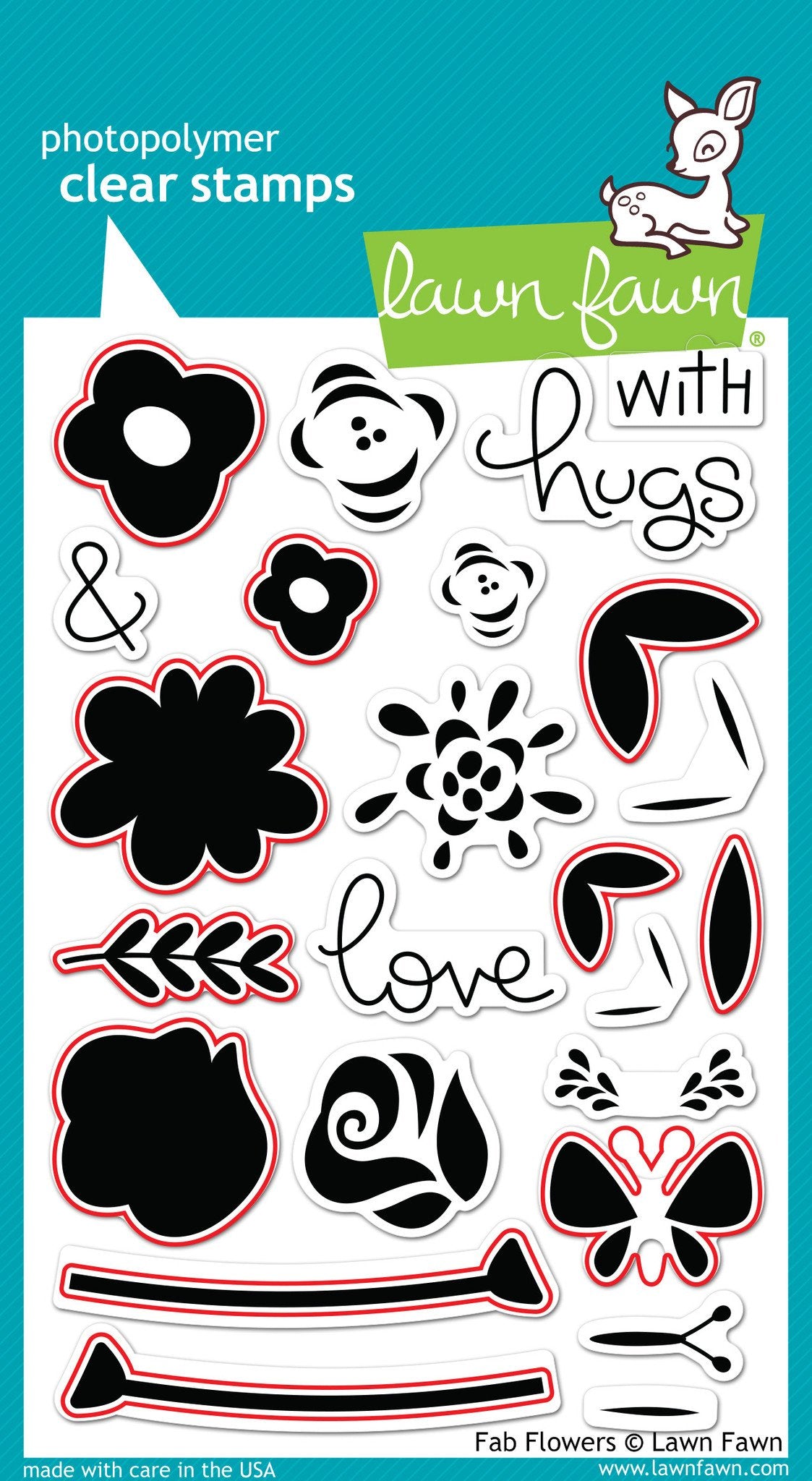 Lawn Fawn - Fab Flowers - Lawn Cuts