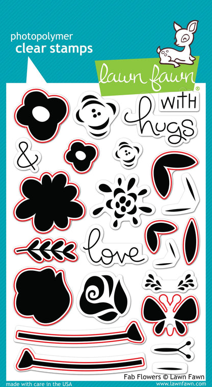 Lawn Fawn - Fab Flowers - Lawn Cuts
