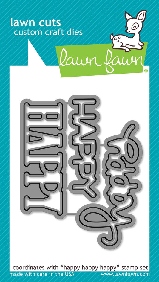 Lawn Fawn - Happy Happy Happy - Lawn Cuts