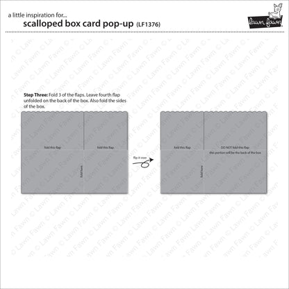 Lawn Fawn - Scalloped Box Card Pop-Up Dies