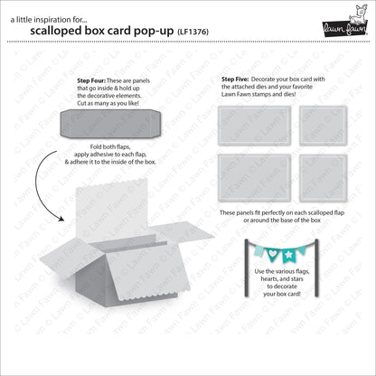 Lawn Fawn - Scalloped Box Card Pop-Up Dies