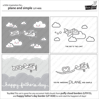 Lawn Fawn - Plane And Simple