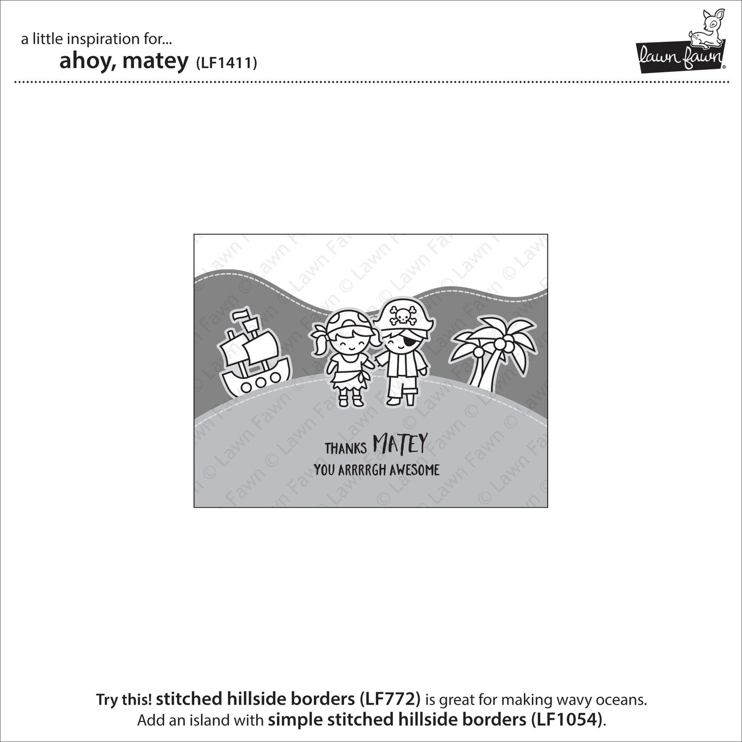 Lawn Fawn - Ahoy, Matey