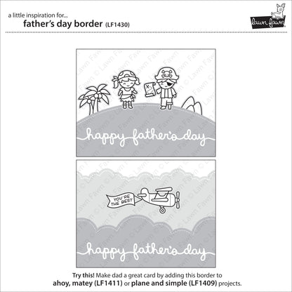 Lawn Fawn - Father's Day Border