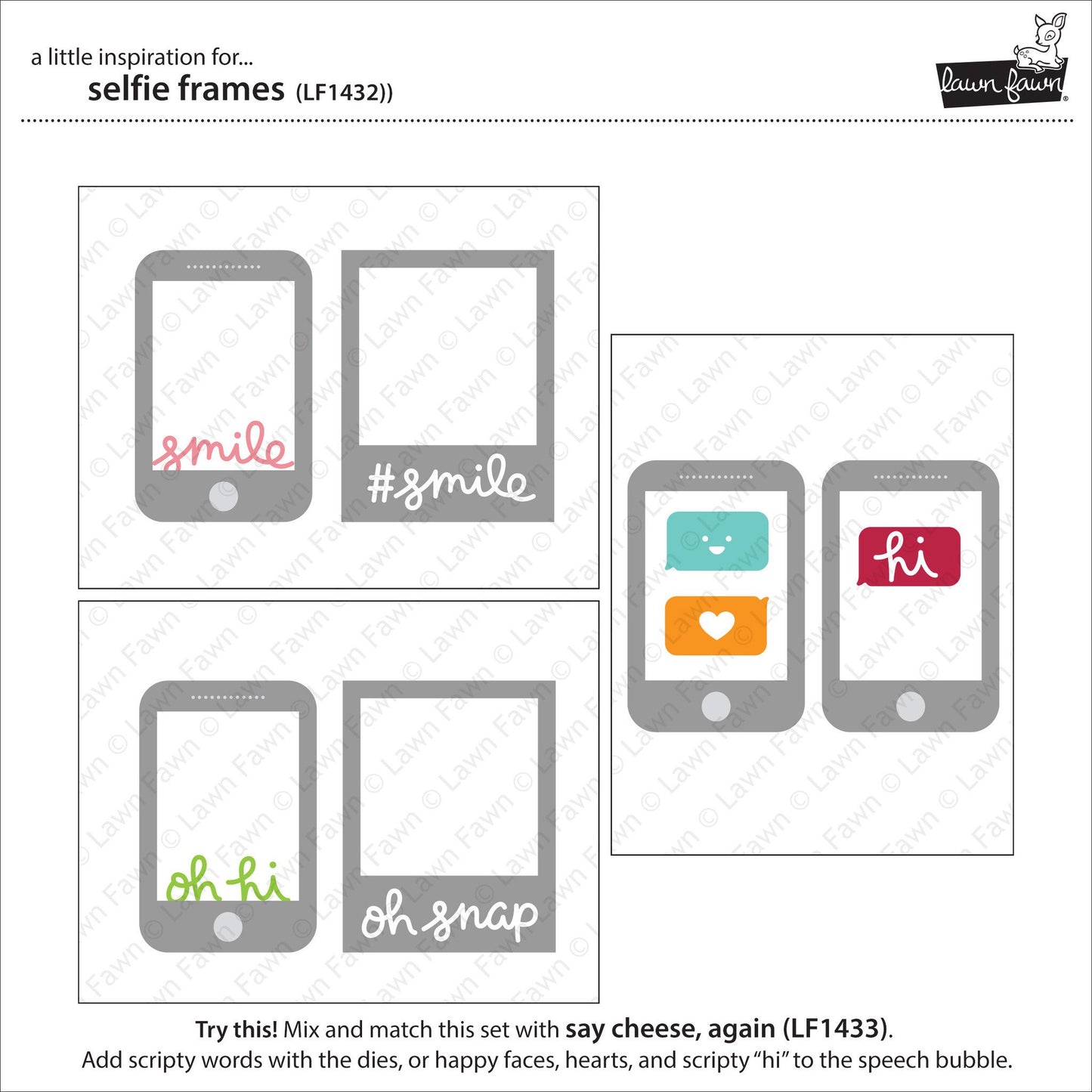 Lawn Fawn - Selfie Frames