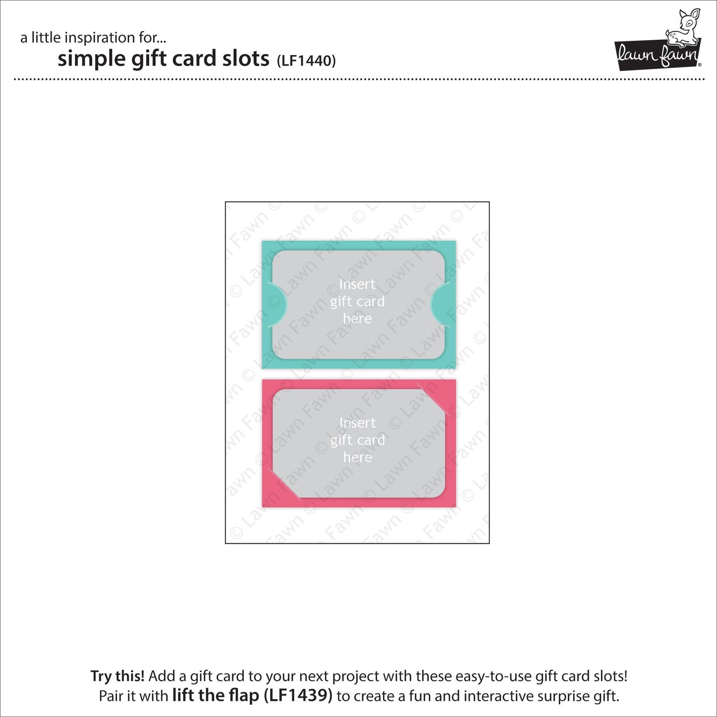 Lawn Fawn - Simple Gift Card Slots
