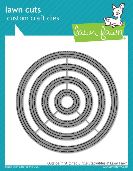 Lawn Fawn - Outside In Stitched Circle Stackables