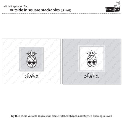 Lawn Fawn - Outside In Stitched Square Stackables