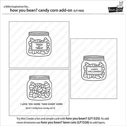 Lawn Fawn - How you bean? Candy Corn Add-On
