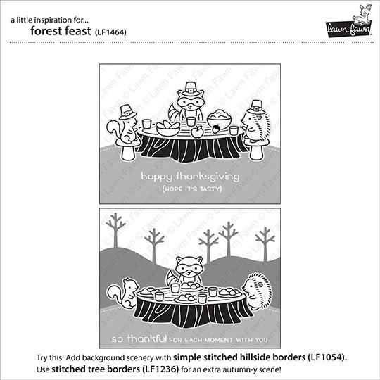 Lawn Fawn - Forest Feast
