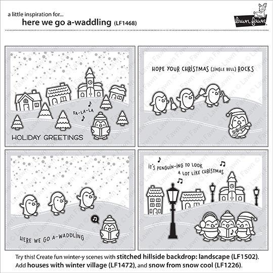 Lawn Fawn - Here We Go a-Waddling