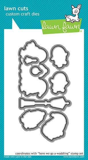 Lawn Fawn - Here We Go a-Waddling - Lawn Cuts