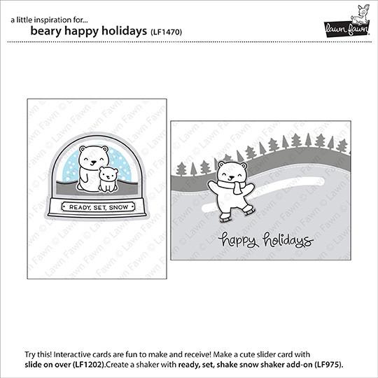 Lawn Fawn - Beary Happy Holidays