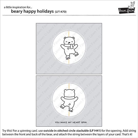 Lawn Fawn - Beary Happy Holidays