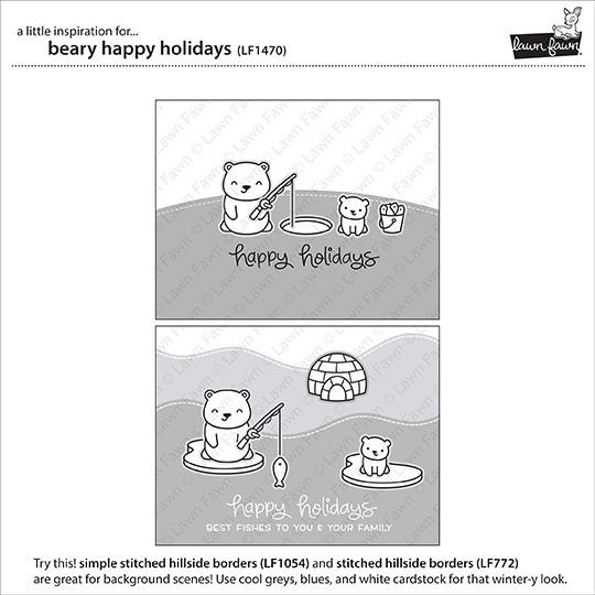Lawn Fawn - Beary Happy Holidays
