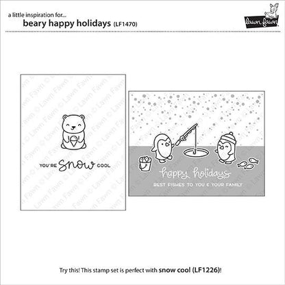 Lawn Fawn - Beary Happy Holidays