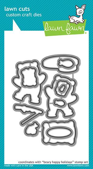 Lawn Fawn - Beary Happy Holidays - Lawn Cuts