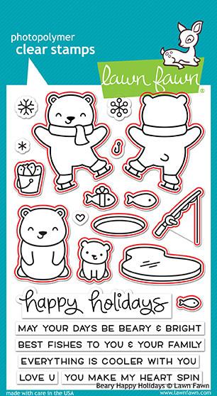 Lawn Fawn - Beary Happy Holidays