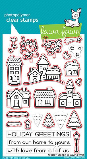 Lawn Fawn - Winter Village Lawn-Cuts