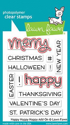 Lawn Fawn - Happy Happy Happy Add-on - Lawn Cuts