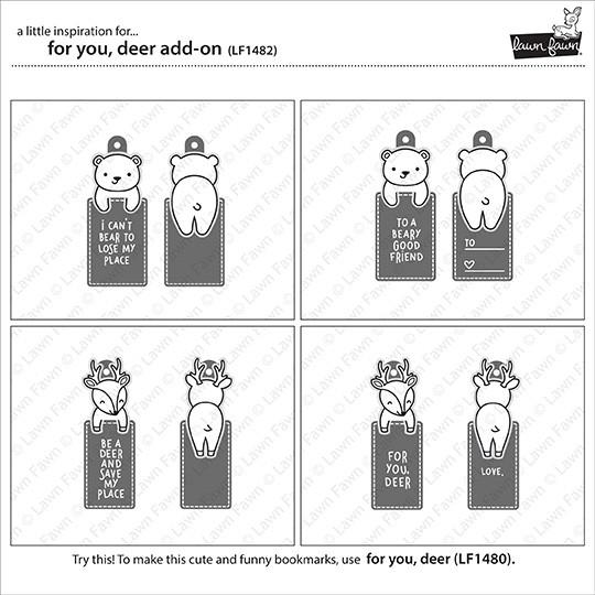 Lawn Fawn - For You, Deer Add-On