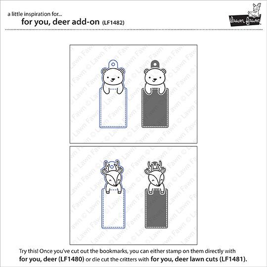 Lawn Fawn - For You, Deer Add-On
