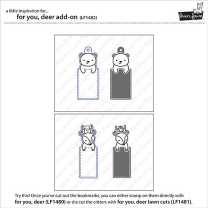 Lawn Fawn - For You, Deer Add-On