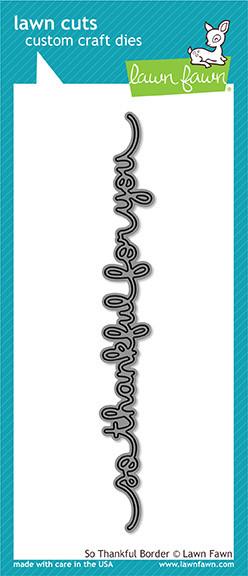 Lawn Fawn - So Thankful Border