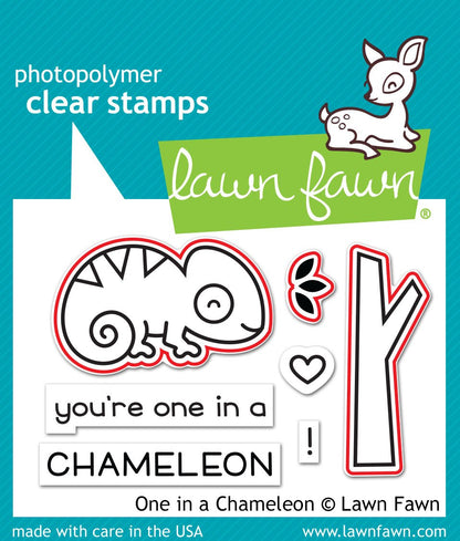 Lawn Fawn - One In a Chameleon Lawn-Cuts