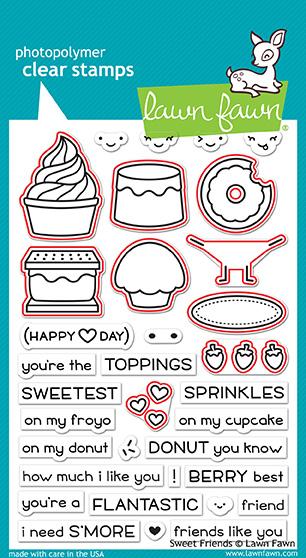 Lawn Fawn - Sweet Friends Lawn-Cuts