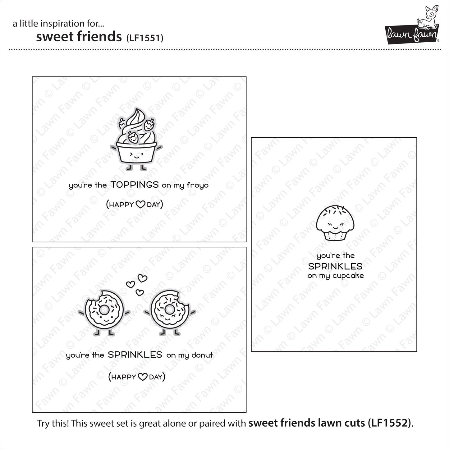 Lawn Fawn - Sweet Friends