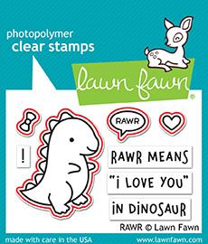 Lawn Fawn - Rawr Lawn-Cuts