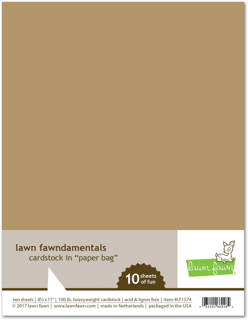 Lawn Fawn - Paper Bag Cardstock